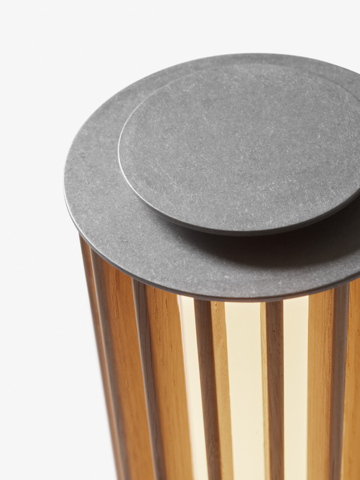 Светильник портативный Numbra TY3 Tumbled Aluminium & Lacquered Oak