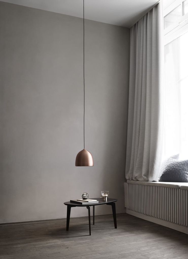 Светильник потолочный Suspence P1 Polished Copper 24 см