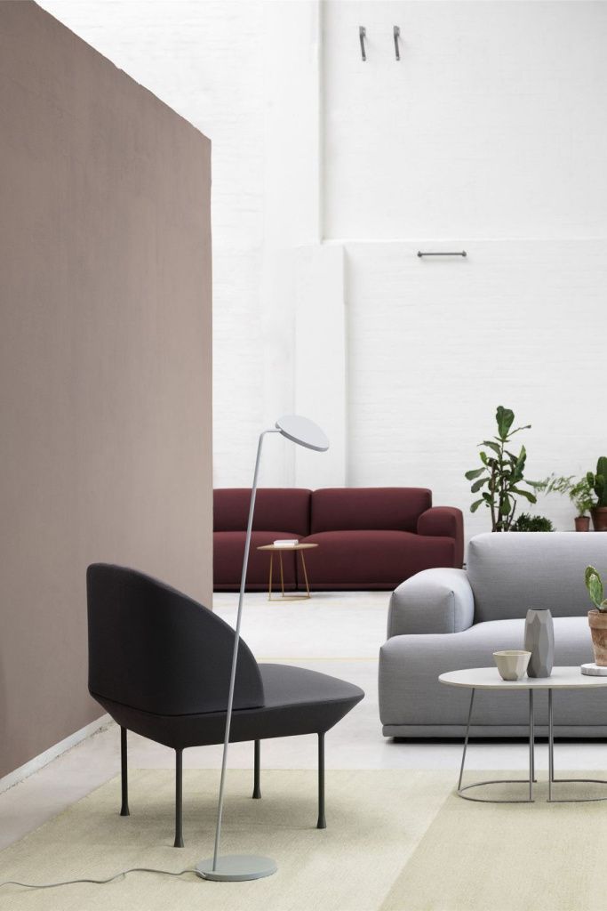 Кресло Oslo Lounge Chair Clay Dark Grey