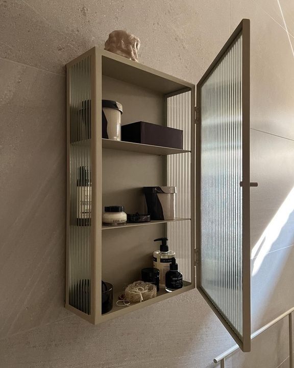 Шкаф Haze Wall Cabinet Reeded Glass