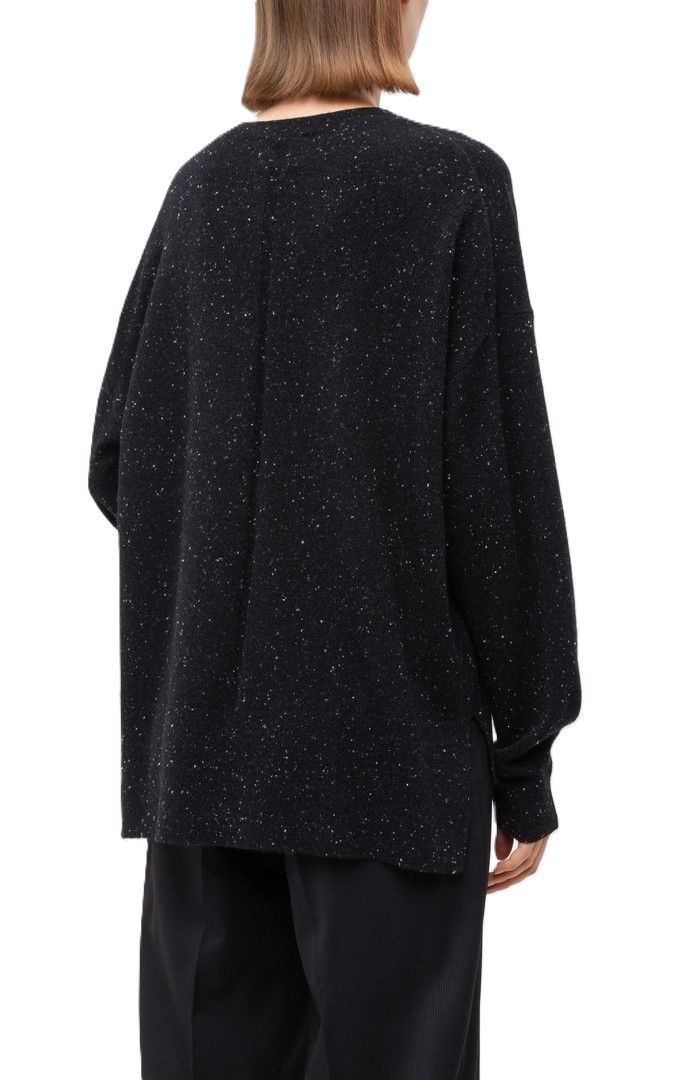 Джемпер из 100% кашемира S чёрный