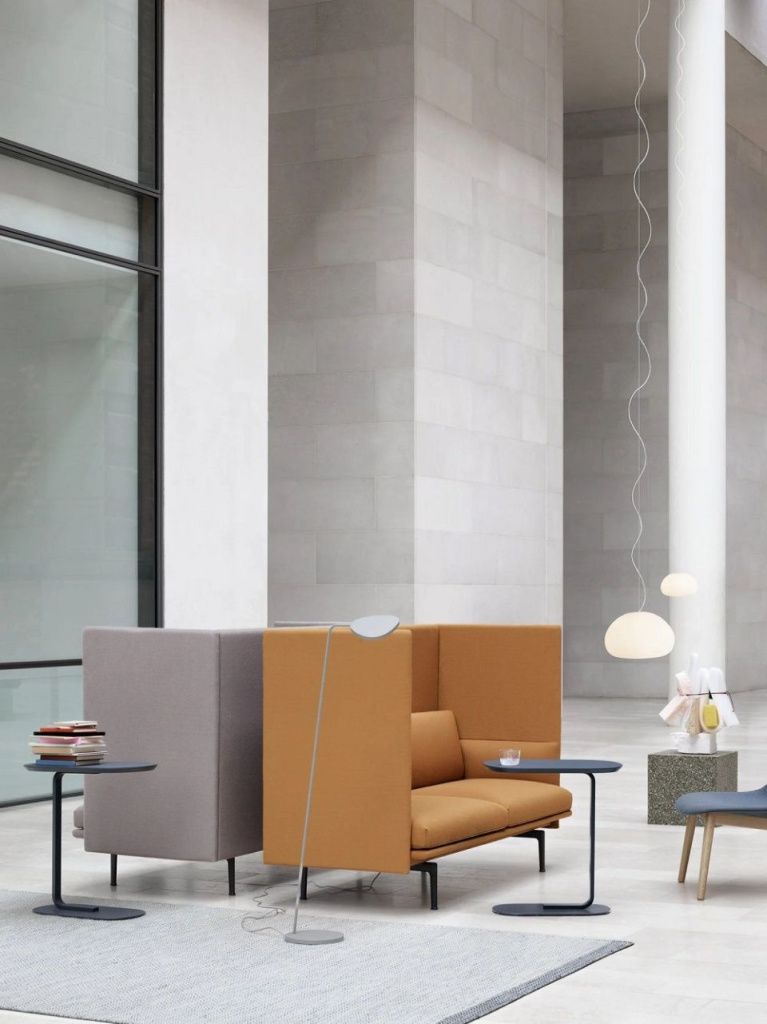 Столик Relate Side Table Blue / Grey h60,5