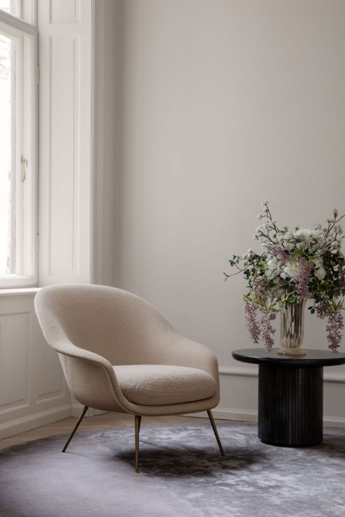 Столик Moon Lounge Table Round Grey Emperador Marble Brown Black