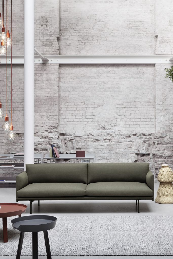 Диван Outline 2-seater Fiord 961 Black