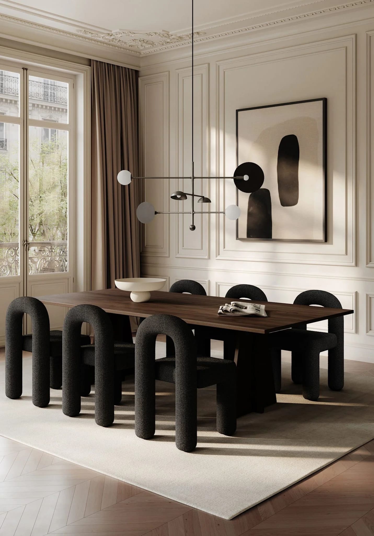 Стул Daiku Dining Chair Deep Taupe