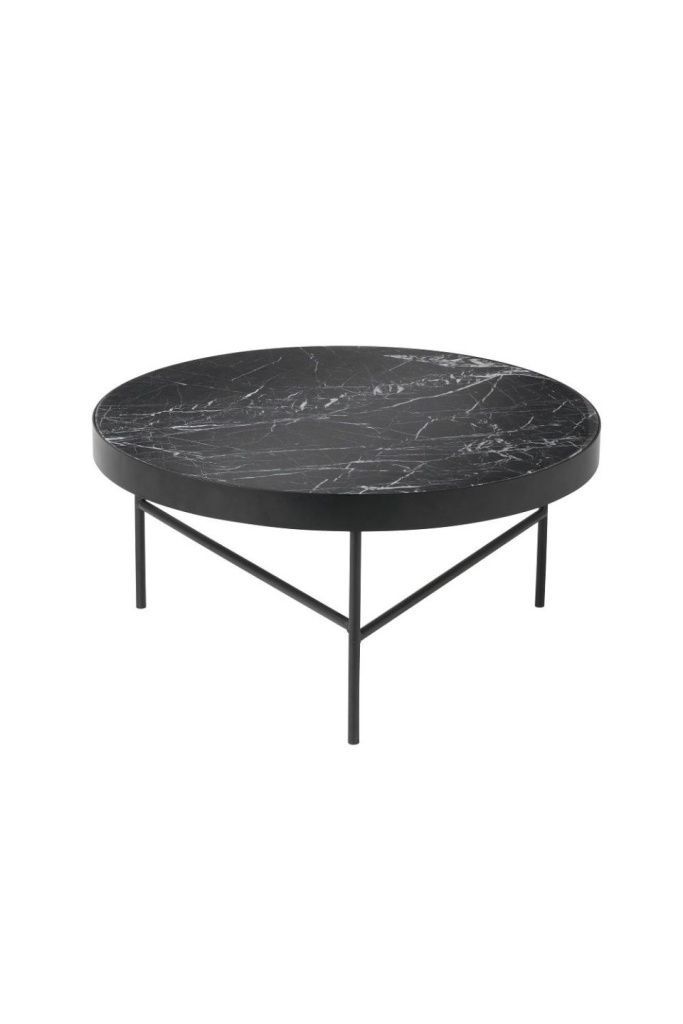 Столик Marble Table Black Large