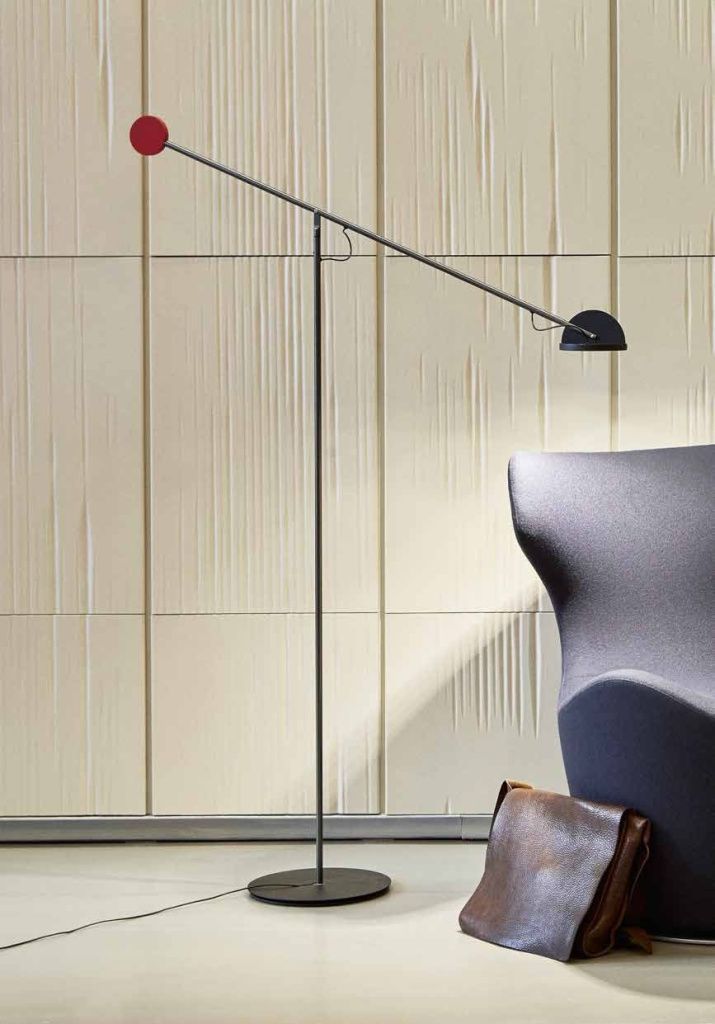 Торшер Copernica Graph Red Black