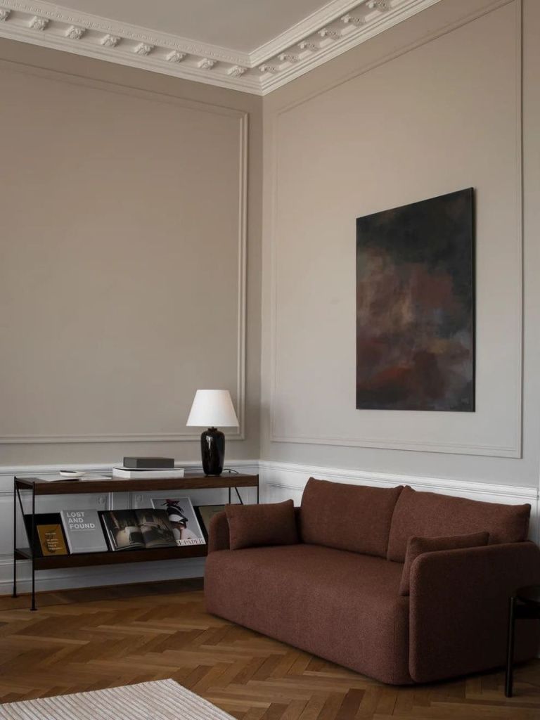 Консоль Zet Storage System Dark Stained Oak Black Frame h70