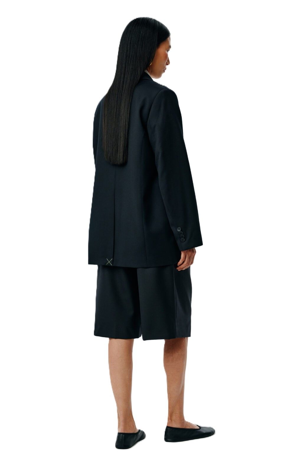 Блейзер прямой базовый черный S