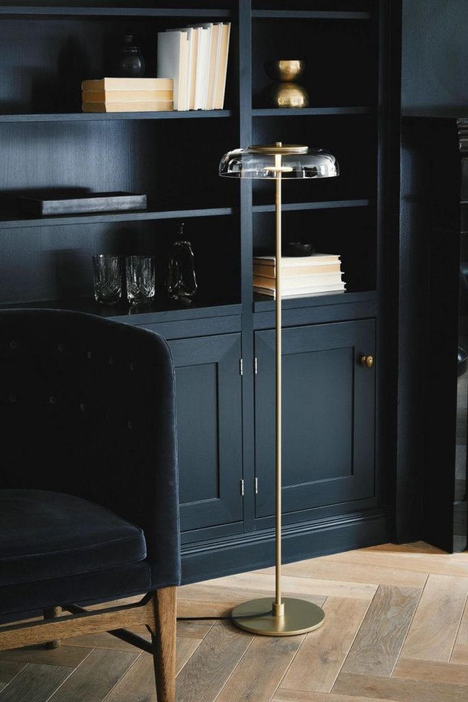 Торшер Blossi Floor Nordic Gold Clear Ø 29