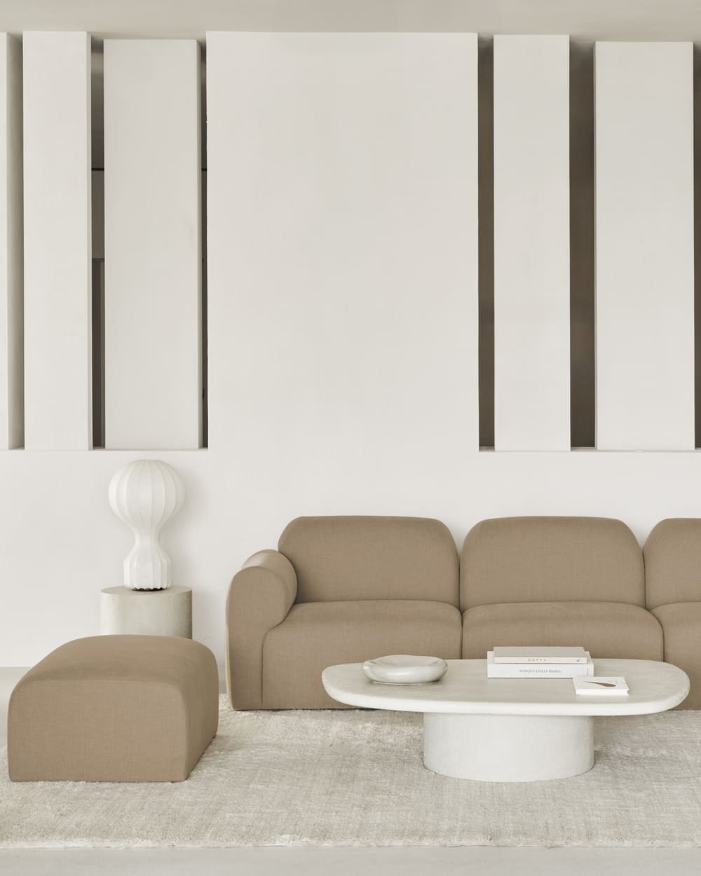 Модульный диван Bulky Light Sepia Left