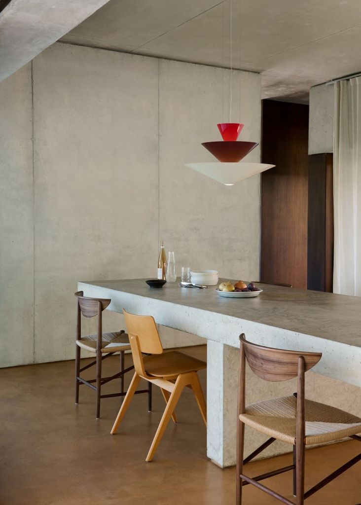 Светильник потолочный Gio LN14 Vermilion Red, Dark Burgundy & Ecru White