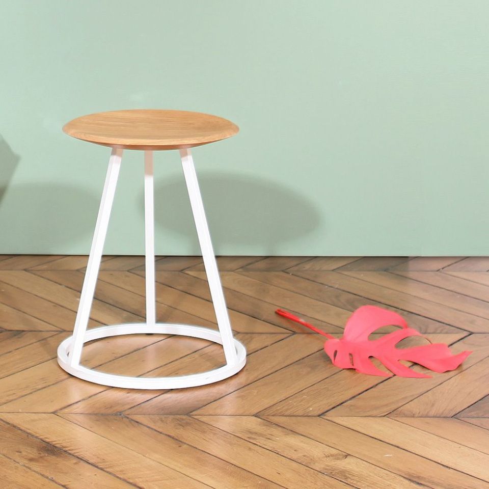 Табурет Gustave Small Blanc