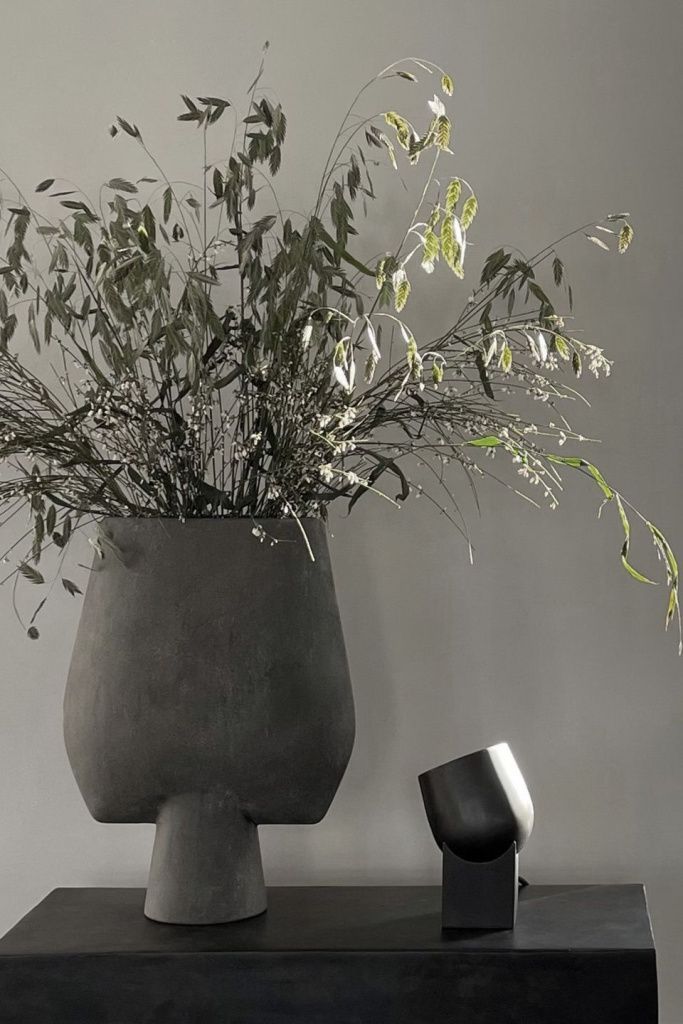 Ваза Sphere Square Big Grey