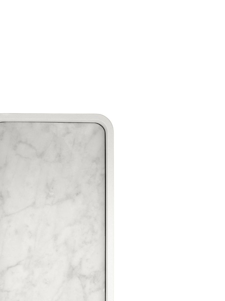 Полка для душа Shower Tray White Marble