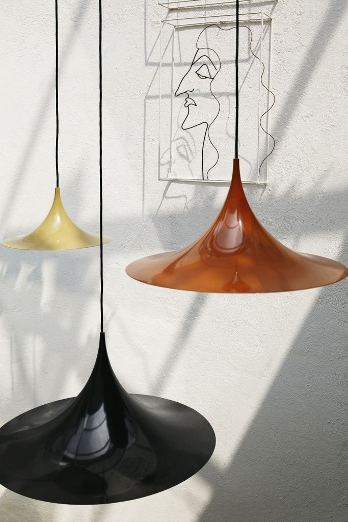 Светильник потолочный Semi Pendant Roasted Pumpkin Glossy Medium