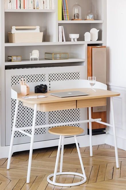 Стол рабочий Victor Bureau Blanc