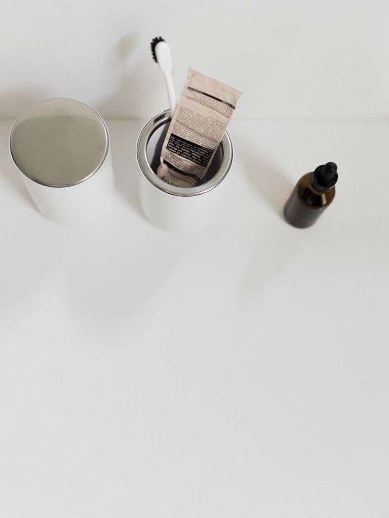 Стакан для зубных щеток Toothbrush Holder White