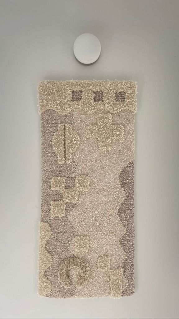 Декоративное панно из шерсти "Деревенский"