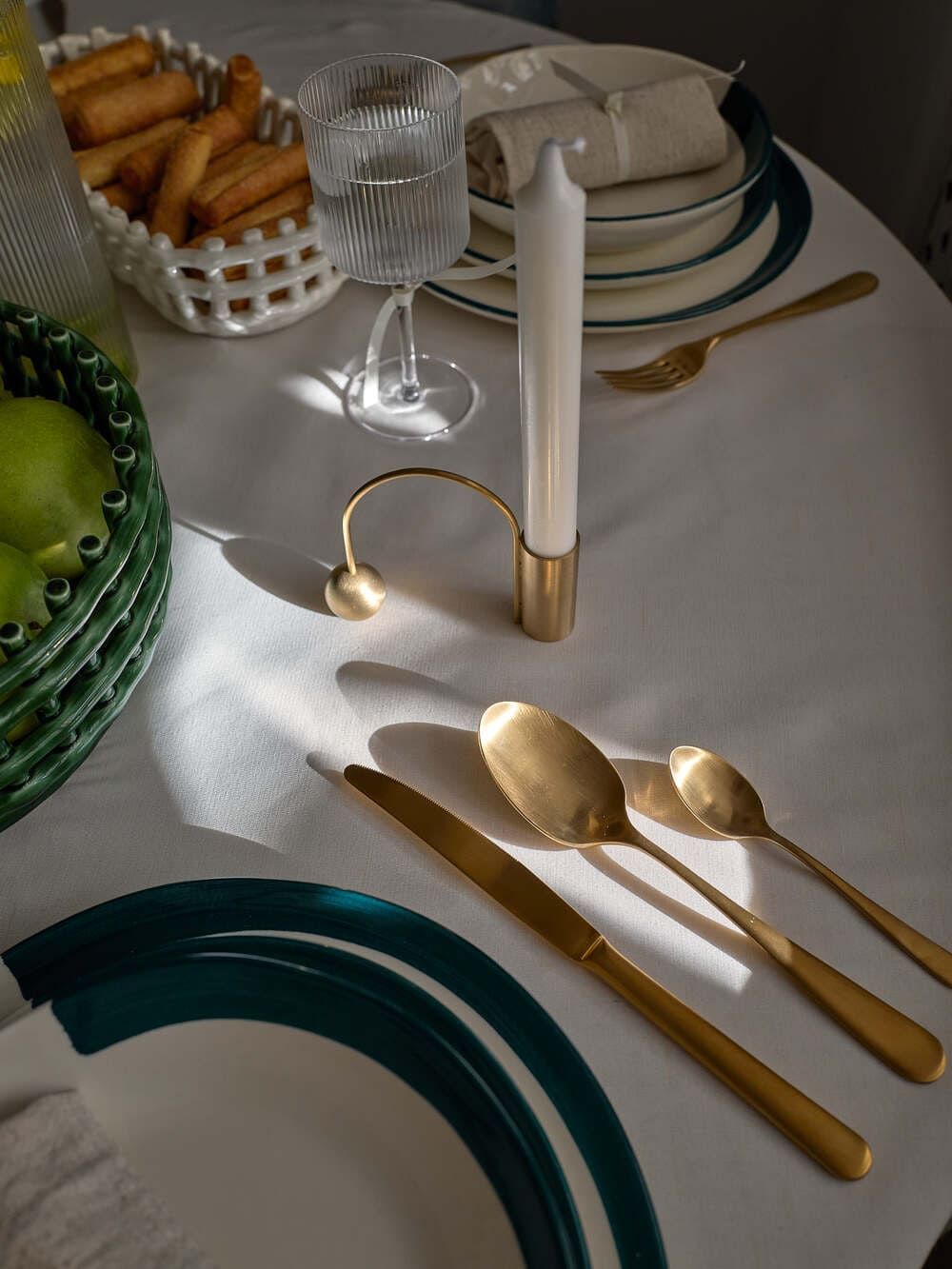 Подсвечник Balance Candle Holder Brass