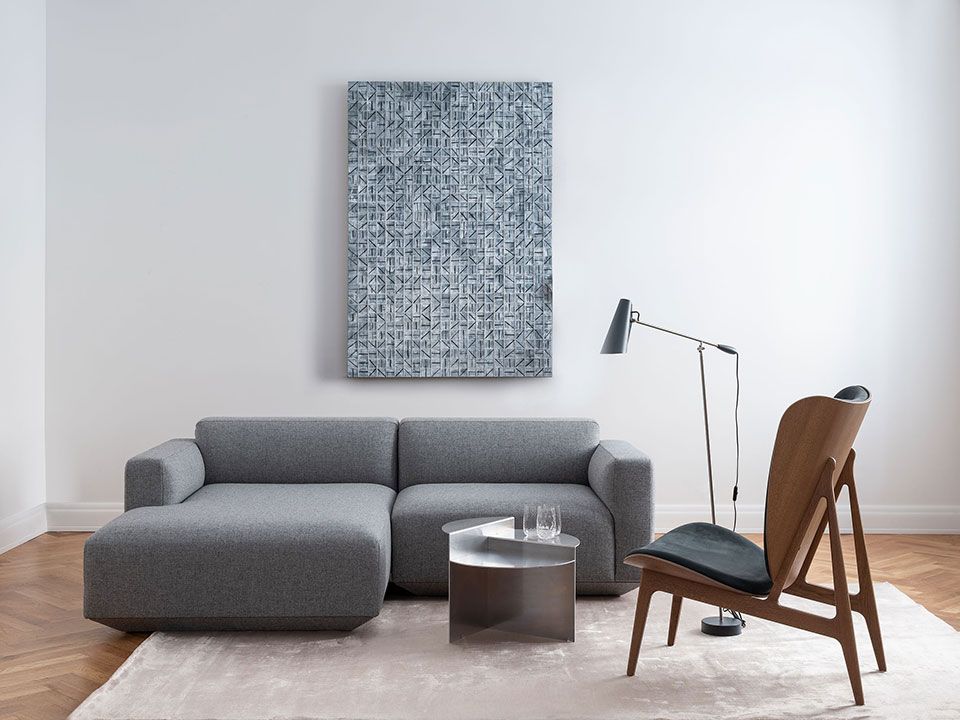 Гостиная mid-century