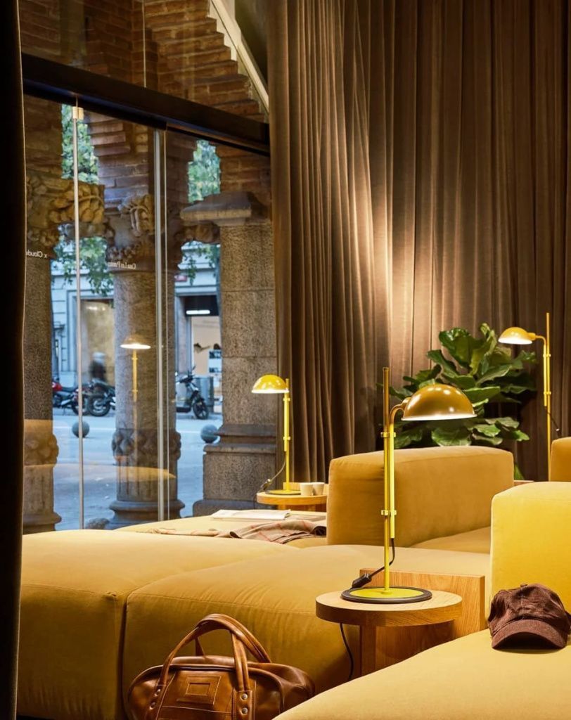 Торшер Funiculi Floor Lamp Mustard