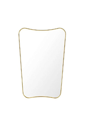 Зеркало F.A. 33 Wall Mirror Polished Brass 58 x 80