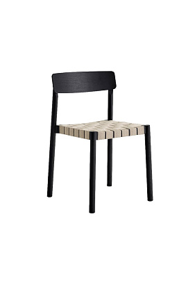 Стул Betty TK1 Black W. Natural Linen