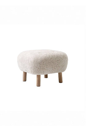 Пуф Little Petra ATD1 Walnut Sheepskin Moonlight