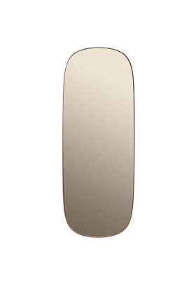 Зеркало Framed Mirror Large Taupe / Taupe