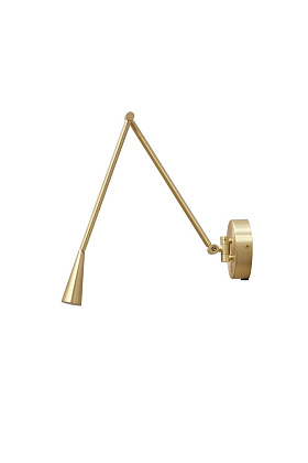 Светильник настенный Snake Wall Lamp Brass