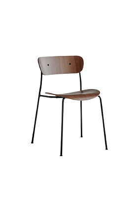 Стул Pavilion AV1 Lacquered Walnut Black Base