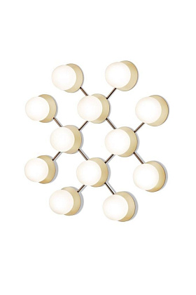 Светильник настенный Liila 12 Brass Opal White