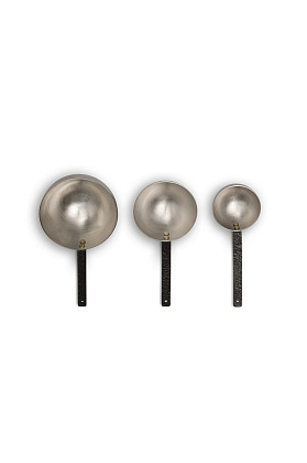 Сет мерных ложек Obra Measuring Spoons Set of 3 Stainless Steel