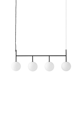 Светильник потолочный TR Bulb Suspension Frame Black Matte Opal