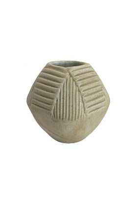 Ваза Вельвет Малая песочная
