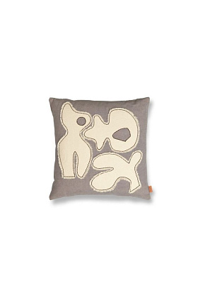 Подушка Figure Grey Blue Off-White