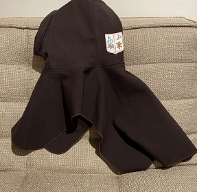 Капюшон коричневый