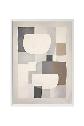 Арт-принт в багете Тени-Пересечения 50х70