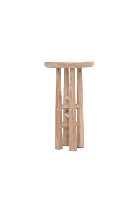 Столик кофейный «Карамбола» белый дуб