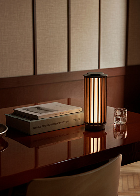 Светильник портативный Numbra TY3 Tumbled Aluminium & Lacquered Oak