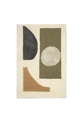 Ковер Bloco Green Off-White 80x120