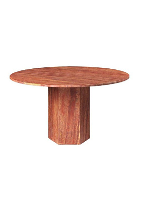 Стол обеденный Epic Dining Table Burnt Red Ø130