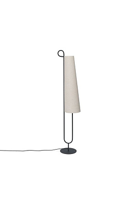 Торшер Ancora Floor Lamp Black / Natural
