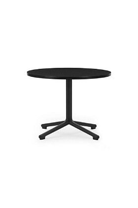 Столик Lunar Coffee Table Black Alu Oak