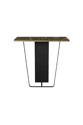 Консоль Horizon Console Small Black Saint-Laurent Marble
