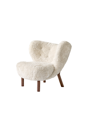 Кресло Little Petra VB1 Walnut Sheepskin Moonlight