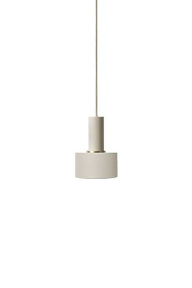 Светильник потолочный Collect Pendant Disc Shade Low Light Grey