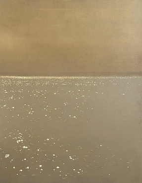 Картина "Свет на воде", 90 х 70 см