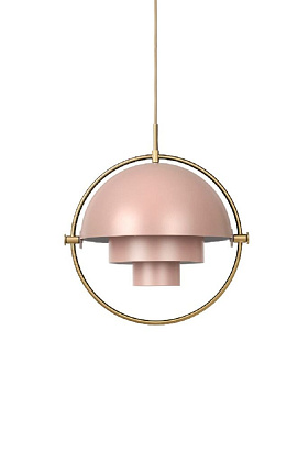 Светильник потолочный Multi-Lite Pendant Rose Dust Semi Matt Brass Ø32